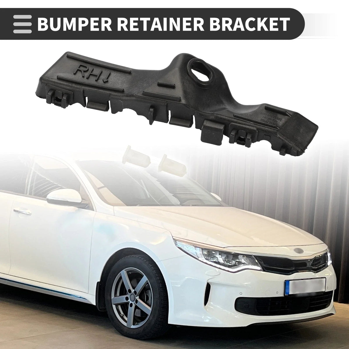 1pc Right Front Bumper Retainer Bracket No.865142P500 for Kia Sorento (2014–2015)
