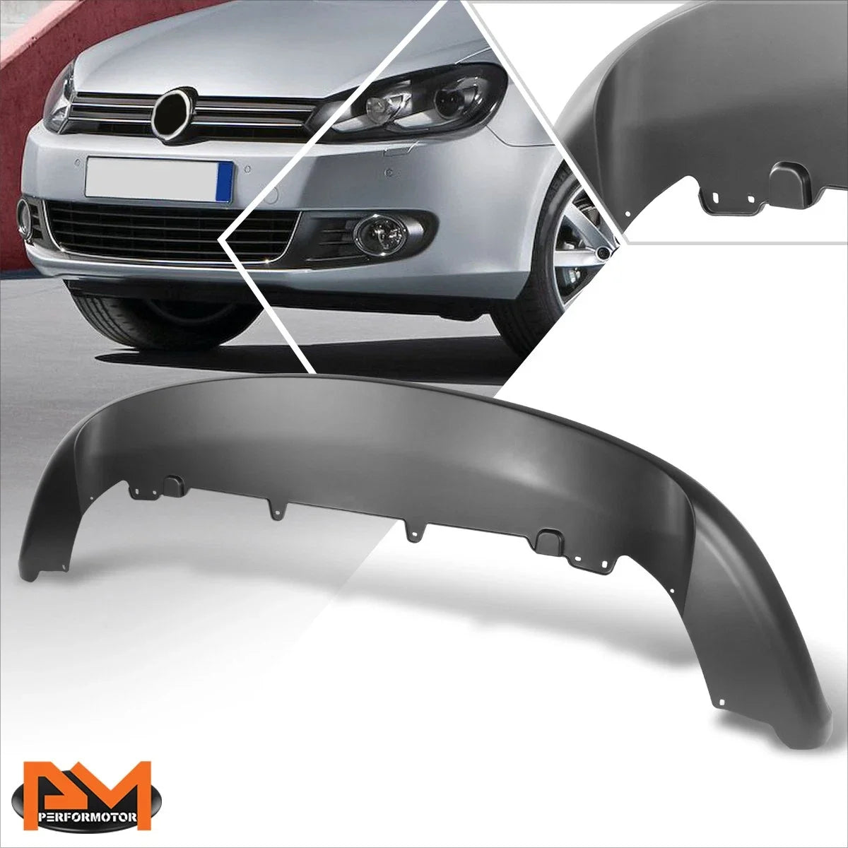 Front Lower Bumper Air Dam Deflector for VW Jetta 2005–2010