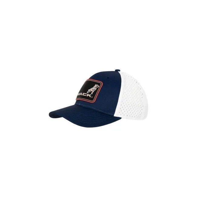 Recycled Navy & White Trucker Hat for Mack Trucks