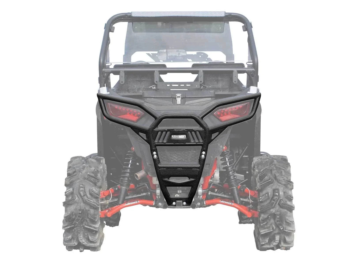 Black Heavy Duty Rear Bumper for Polaris RZR S 1000 (2016-2020)