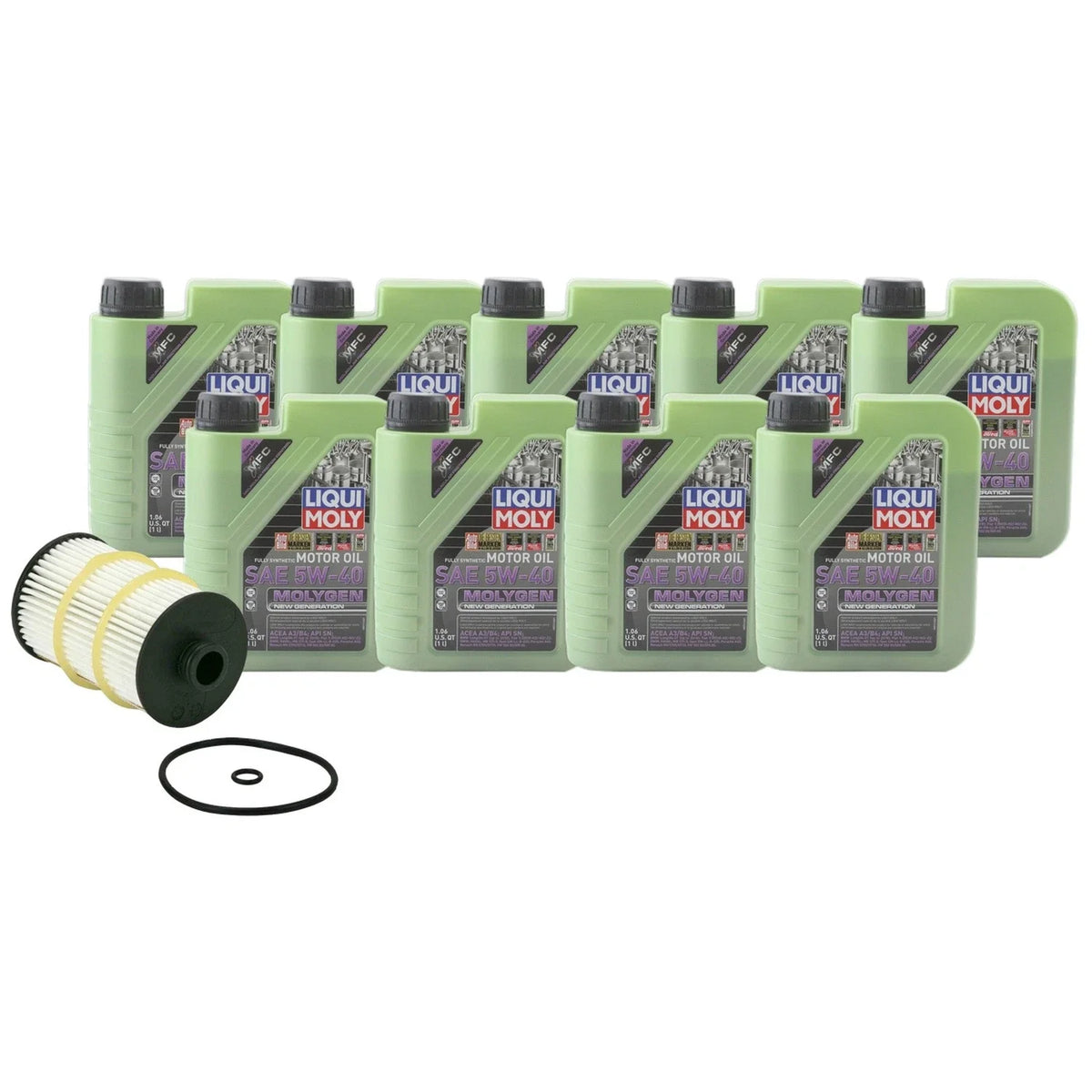 Liqui Moly Molygen 5W-40 Engine Oil Kit for Audi S6 S7 S8 RS7 2013-2020