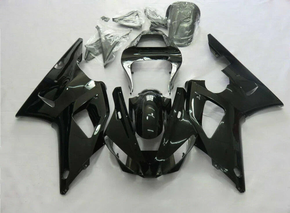 Glossy Black Fairing Kit for Yamaha YZF R1 (2000–2001)