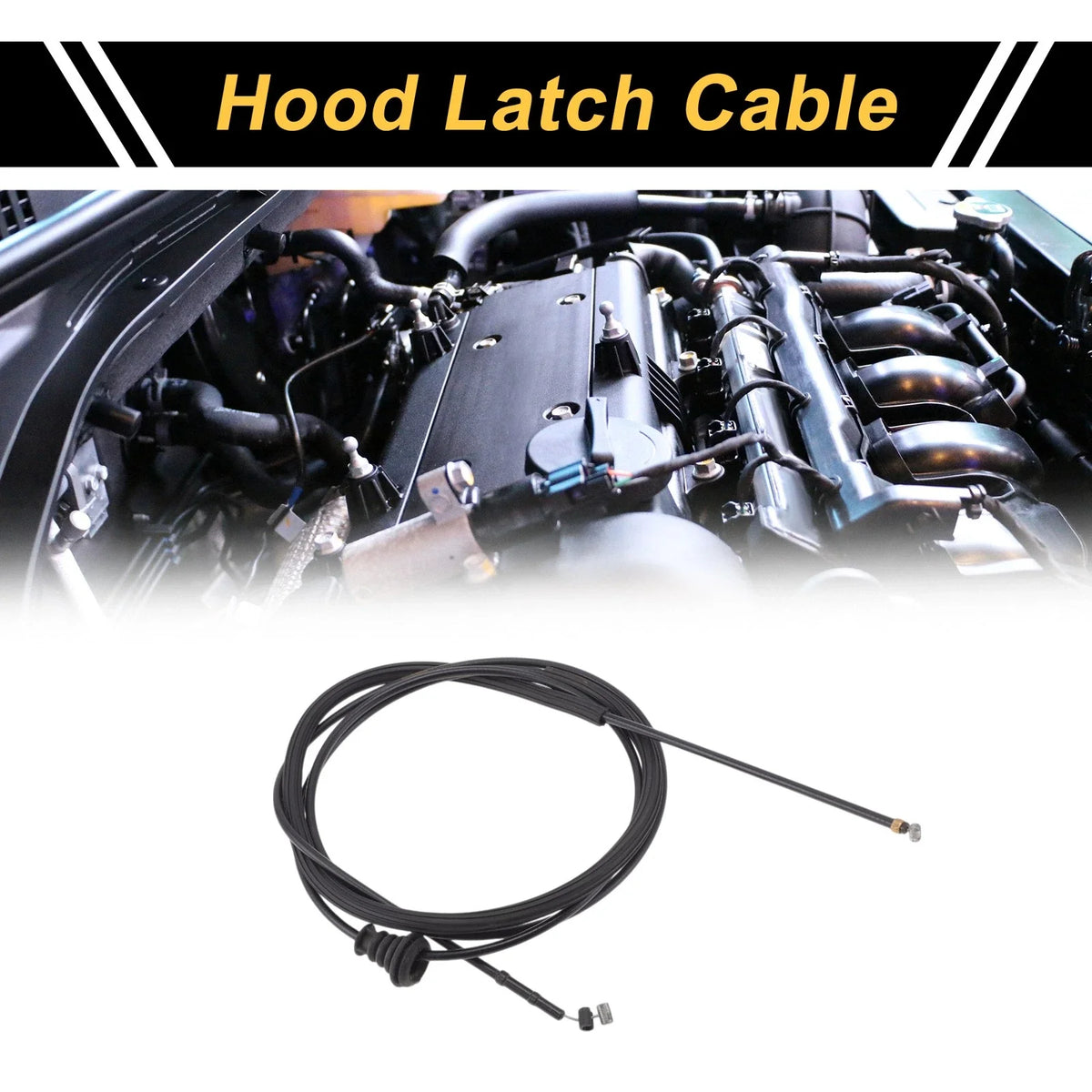 Hood Release Cable No. 4H0823535 for Audi A8 Quattro (2011–2018)