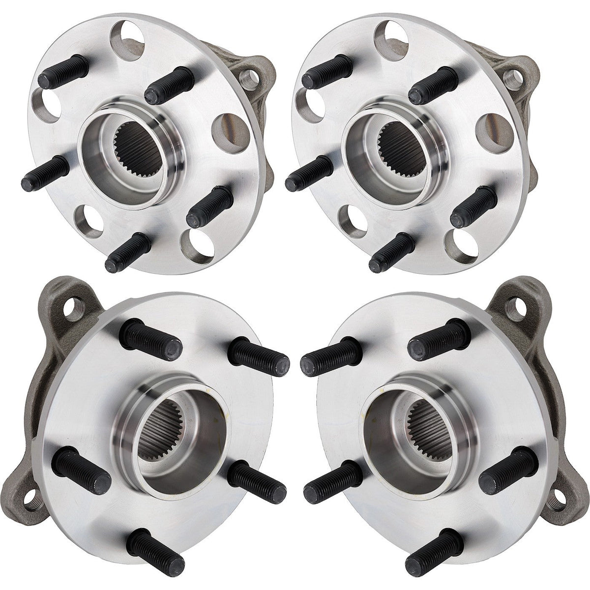 4-Piece Wheel Hub Set for Lexus RC300 AWD (2016–2020)