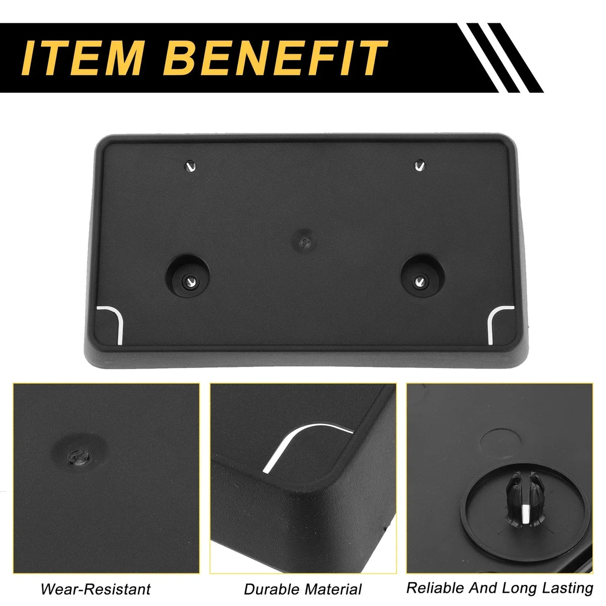 Front License Plate Bracket Holder for Dodge Ram 1500 (2013-2019)