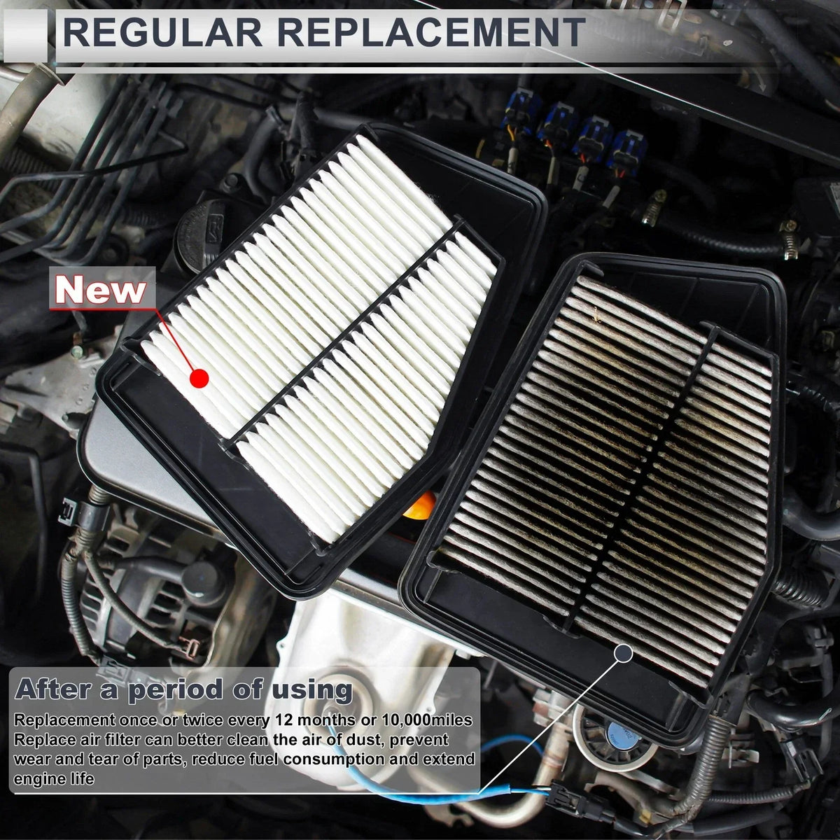 Engine Air Filter for Mercedes-Benz 4Matic GLE450 3.0L (2020-2025)