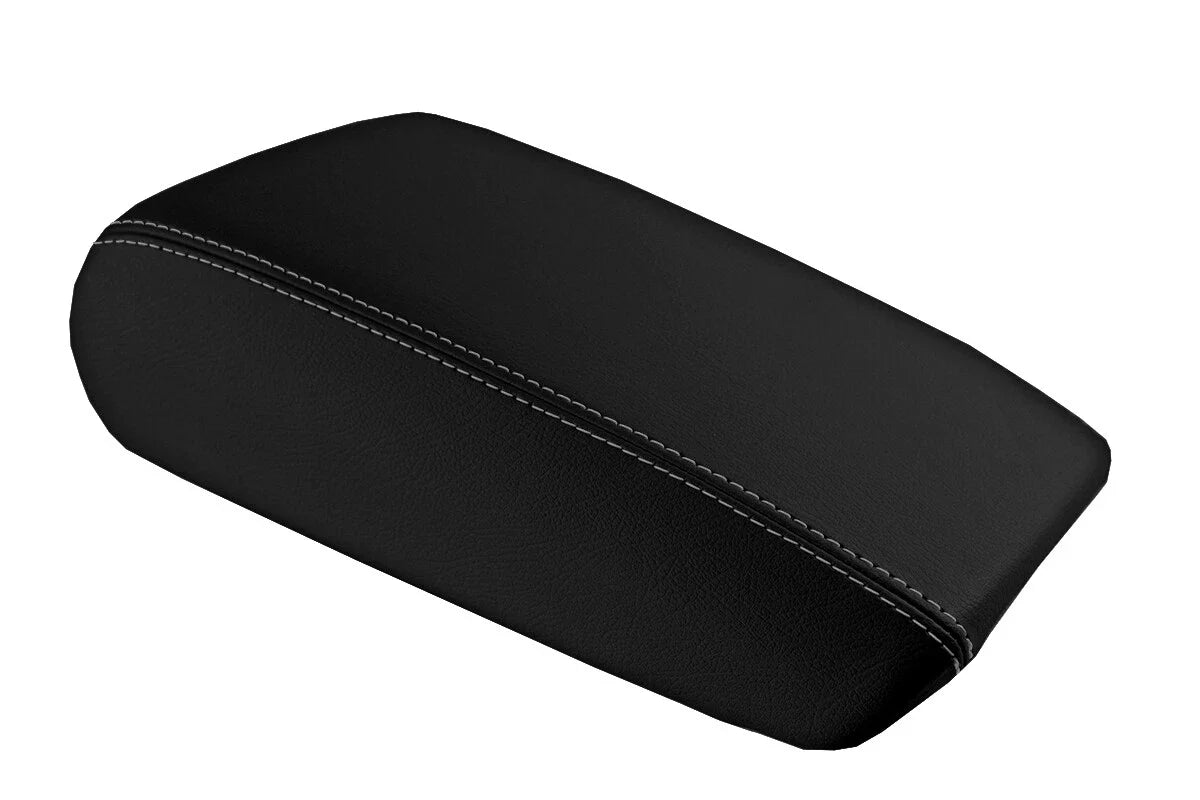 Armrest Cover for Audi A6 (2012–2018) Leather Gray Stitch