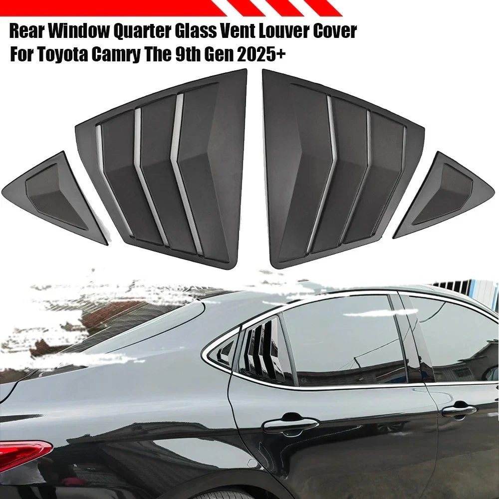 Vent Louver Covers for Rear Window of Toyota Camry