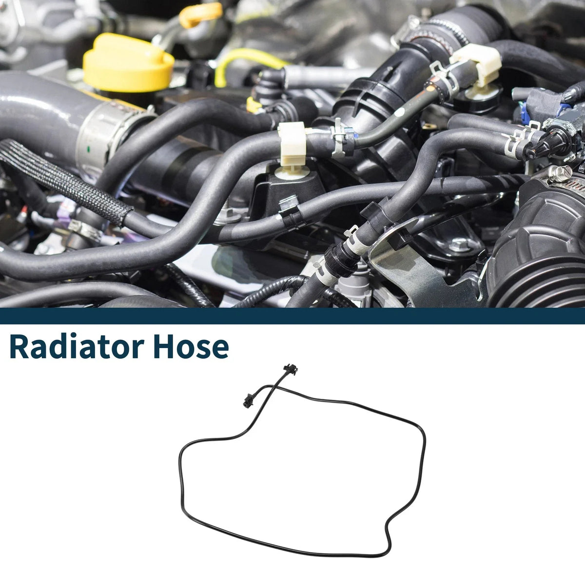 Radiator Hose for Ford Fusion (2013–2020) No.DG9Z8A365E Rubber Coolant Pipe