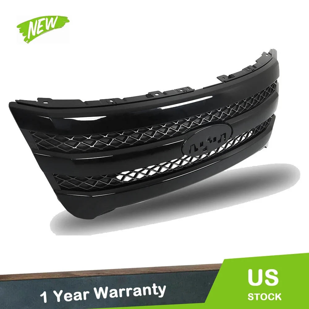 Gloss Black Front Upper Grille for Ford Explorer Sport (2011–2015)