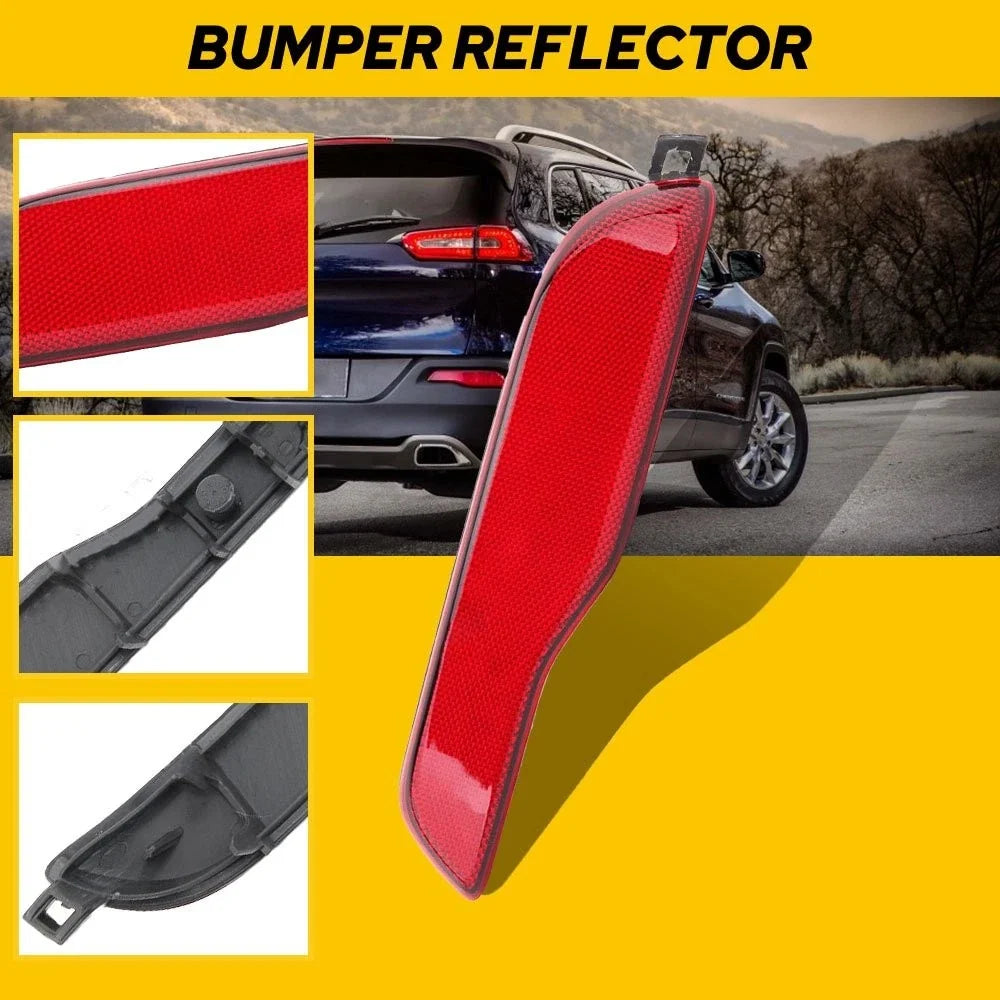 Rear Right Bumper Reflector Stop Light for 2014–2018 Jeep Cherokee