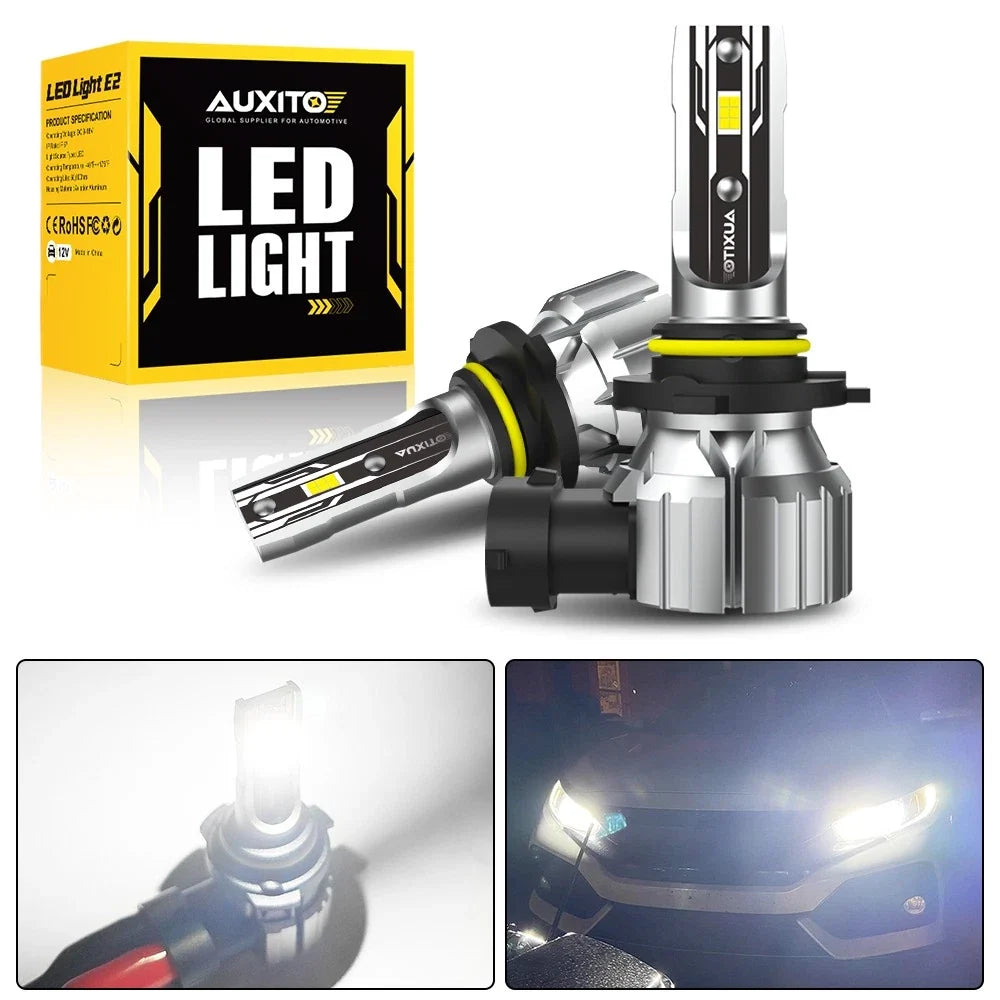 High/Low Beam 9005 LED Headlight Bulbs Kit (6500K, 360000LM) - 2 Pack