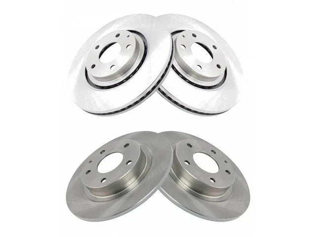 Set of 2 Front and Rear Brake Rotors for Mazda 6 (2019–2021) NQ848QK