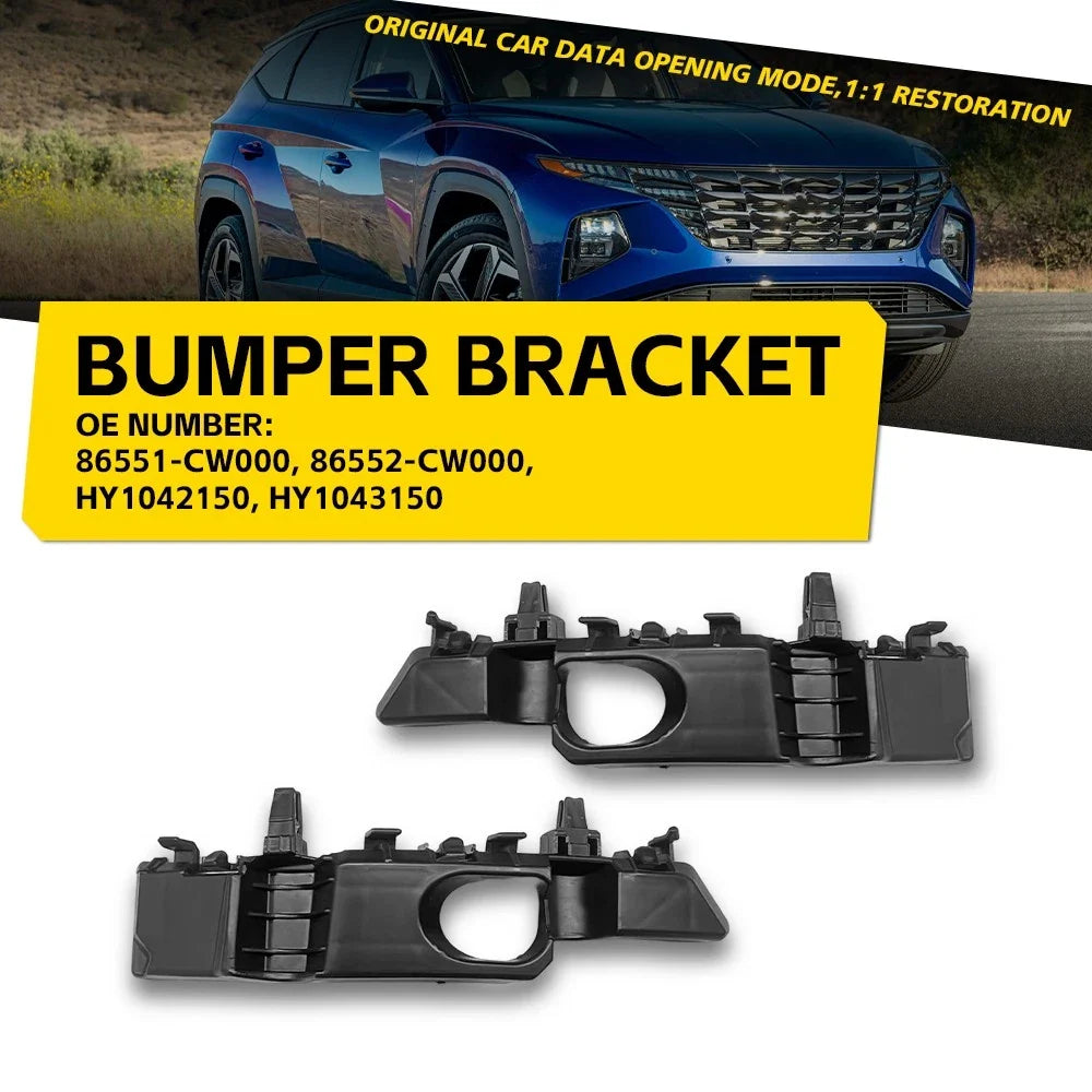 Front Support Bracket Pair for Hyundai Tucson Bumper (2022-2023)
