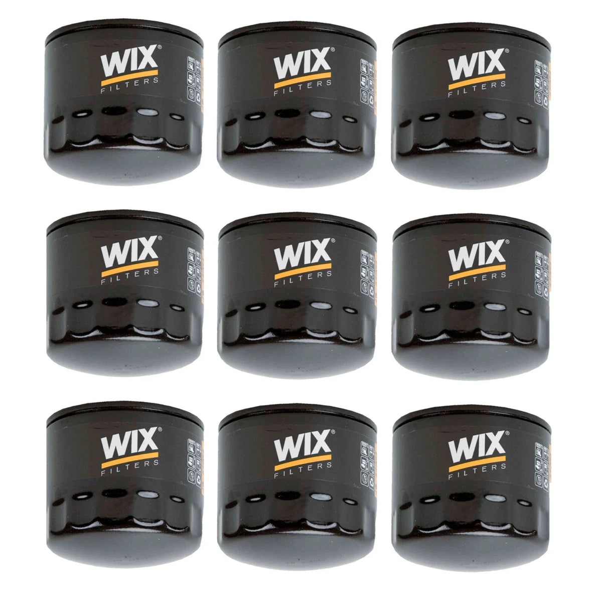 Set of 9 WIX Engine Oil Filters for (Spin-On)