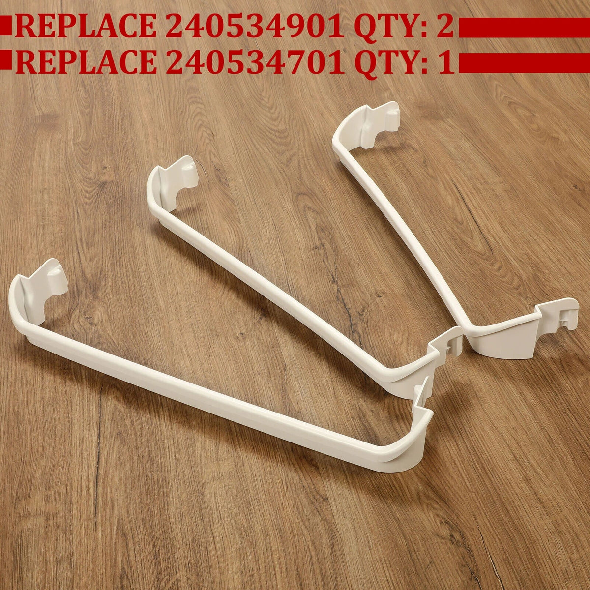 3PC Retainer Bar for Door Rack Shelf in Frigidaire Refrigerator