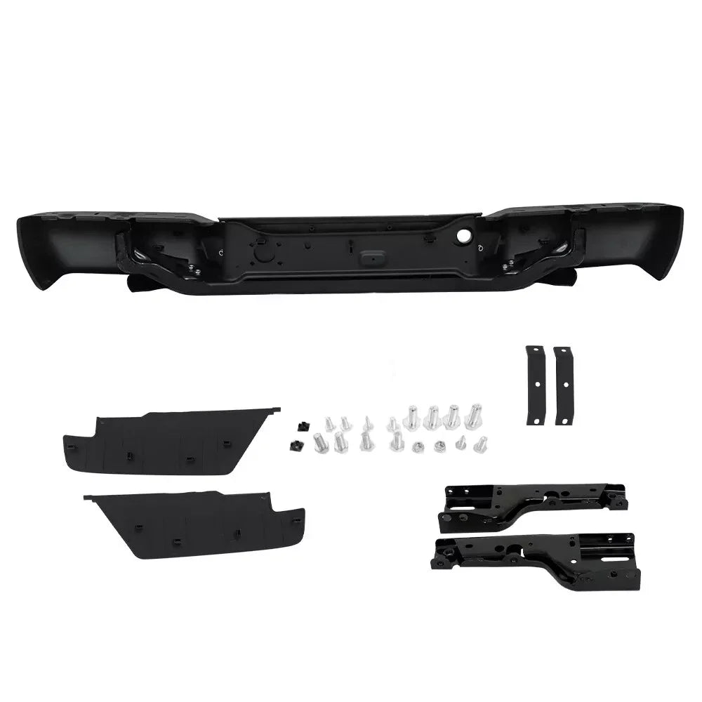 2008-2012 Rear Bumper Assembly for GMC Canyon Chevy Colorado Black Steel