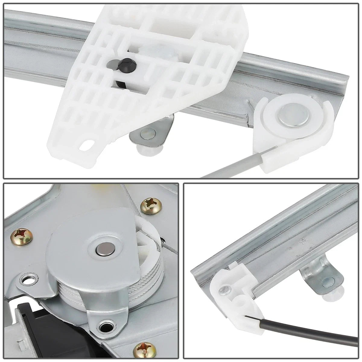 Power Window Regulator w/Motor for Hyundai Accent Sedan (2000–2005)