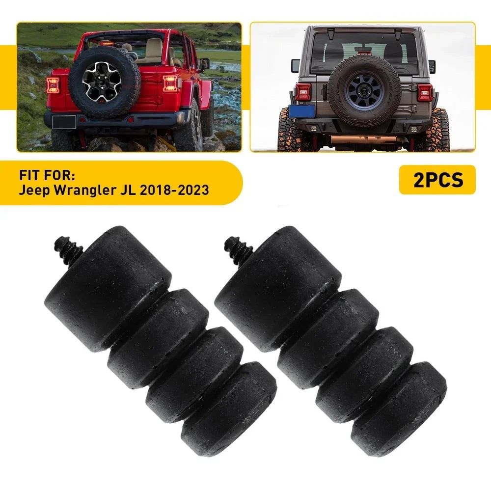 2X Bumper Stop Pads for Tailgate Spare Tire - Jeep Wrangler JL 2018-2023