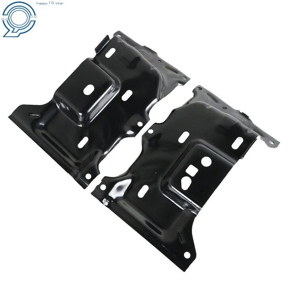 Set of 2 Front Bumper Brackets for Ford F-150 (2015–2017) Black