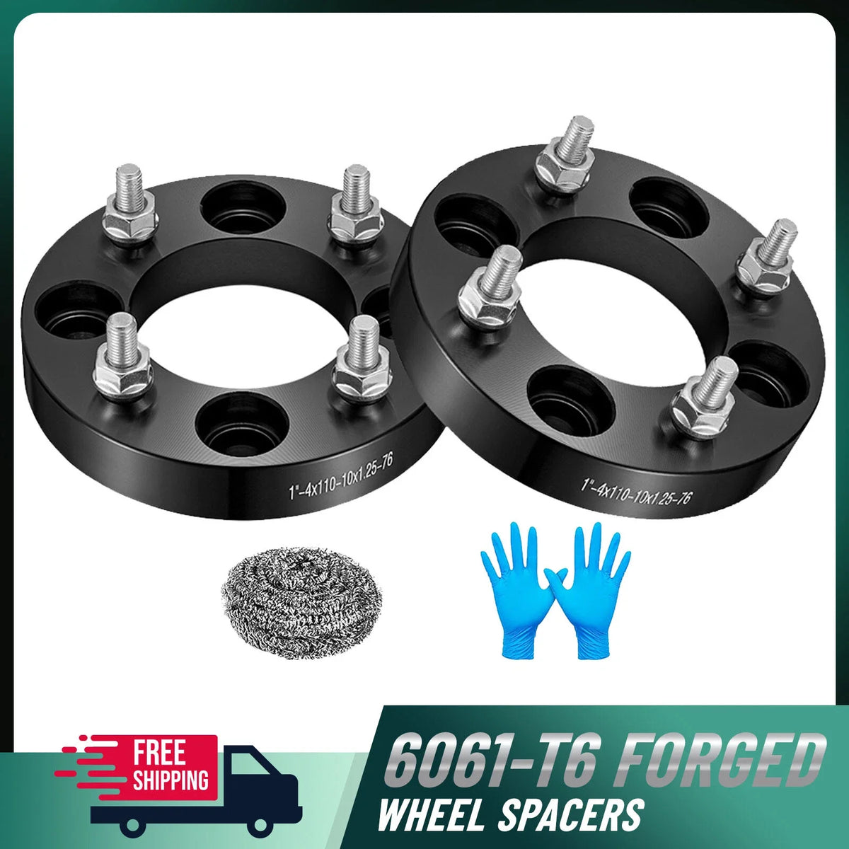 2PCS 1-Inch 4x110 ATV Wheel Spacers for Honda Rancher 350 (2000–2006)