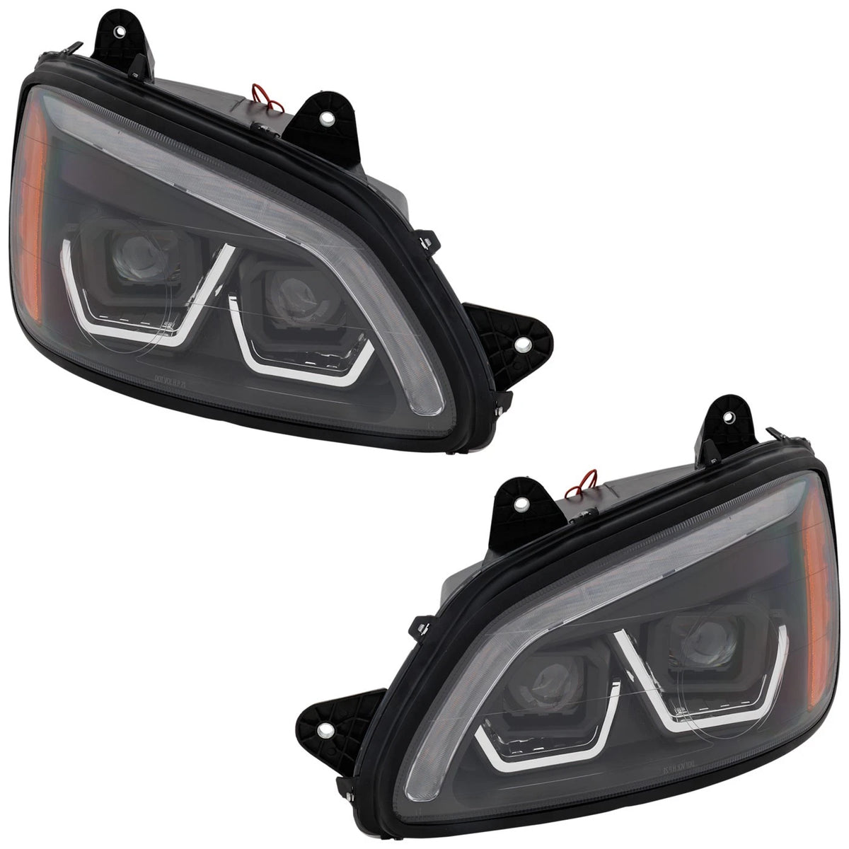 LED Headlights for Kenworth T660 (2008–2016) with Bulbs