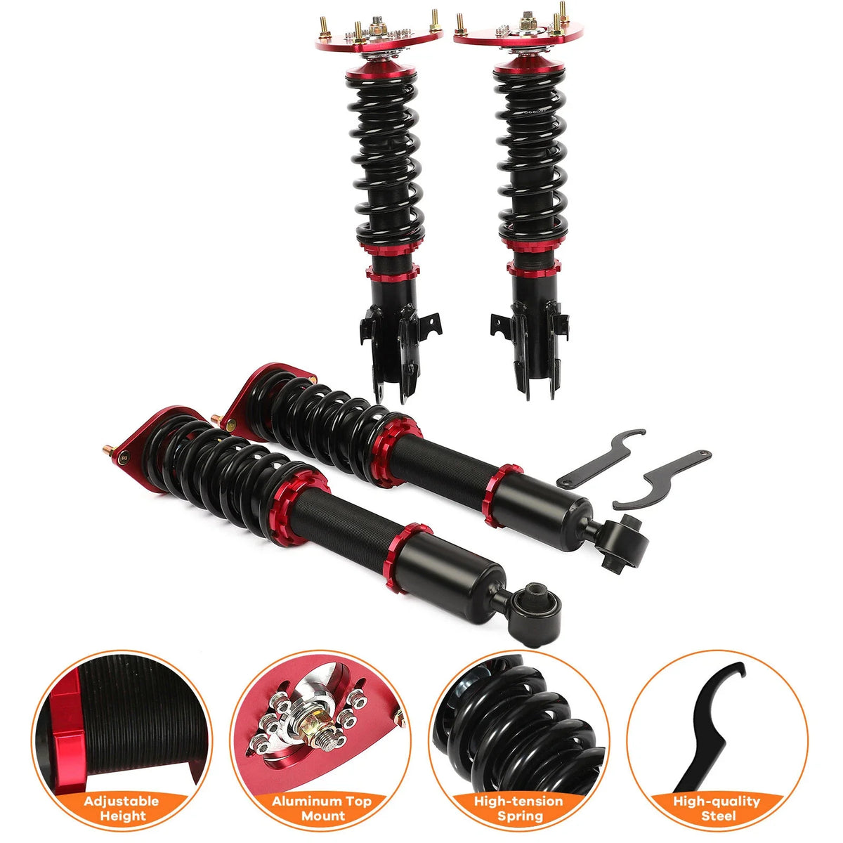Coilovers for Subaru Impreza (2008–2013) Adjustable Height Suspension Kits