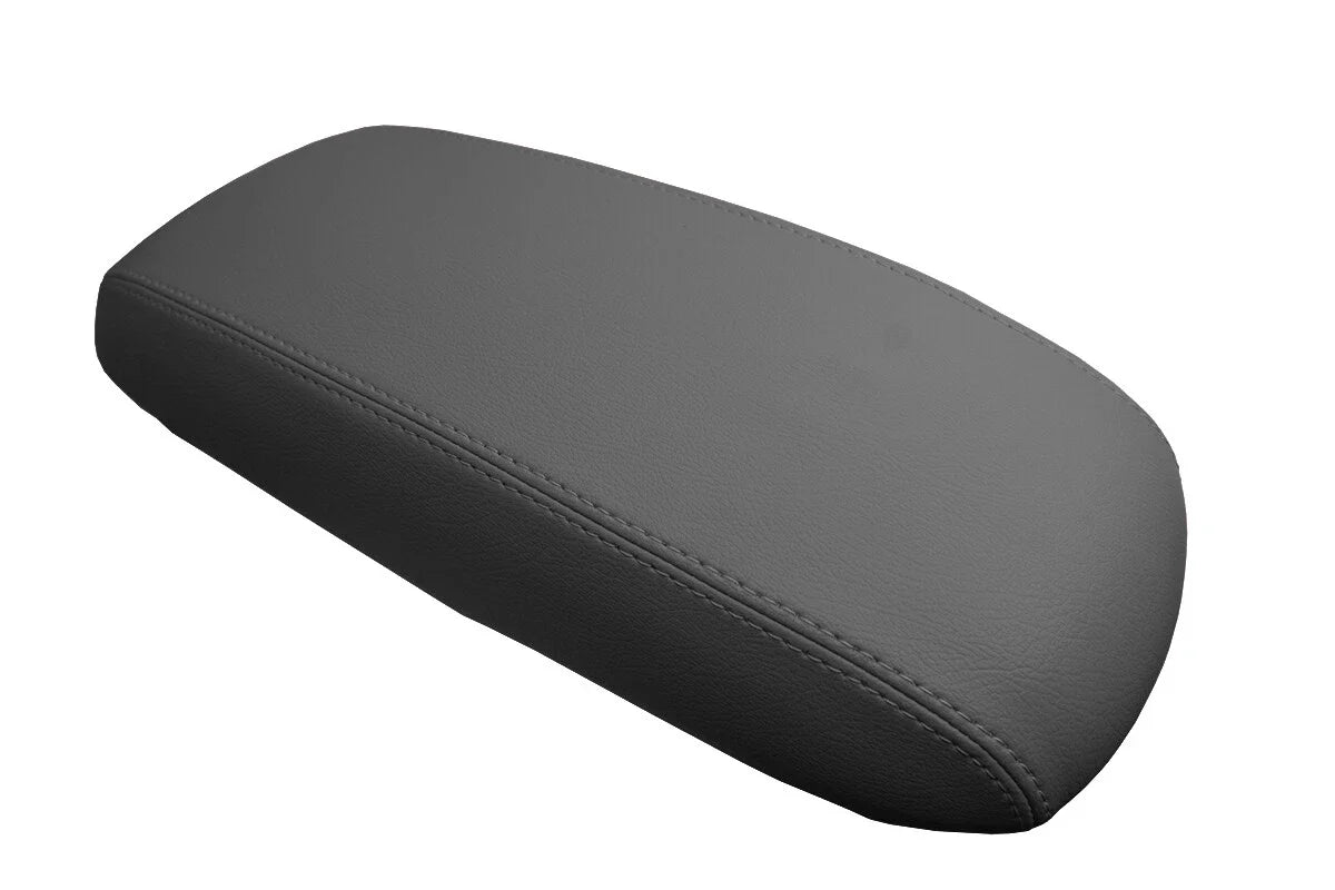 Leather Console Lid Pull Over Cover for Ford Escape (2001–2004) Gray