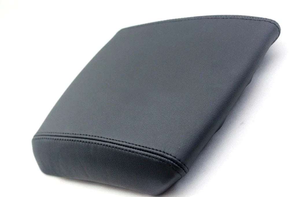 Center Console Armrest Cover for Nissan Frontier (2005–2019) Black Leather