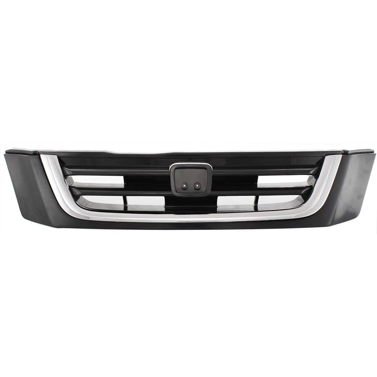 Grille for Honda CR-V (1997–1998) Painted Black Shell and Insert