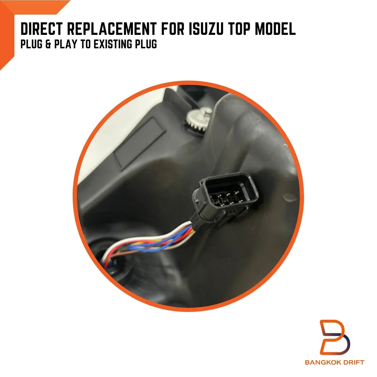 LED Projector Headlight with DRL Welcome Lamp for Isuzu D-Max 2024-2026