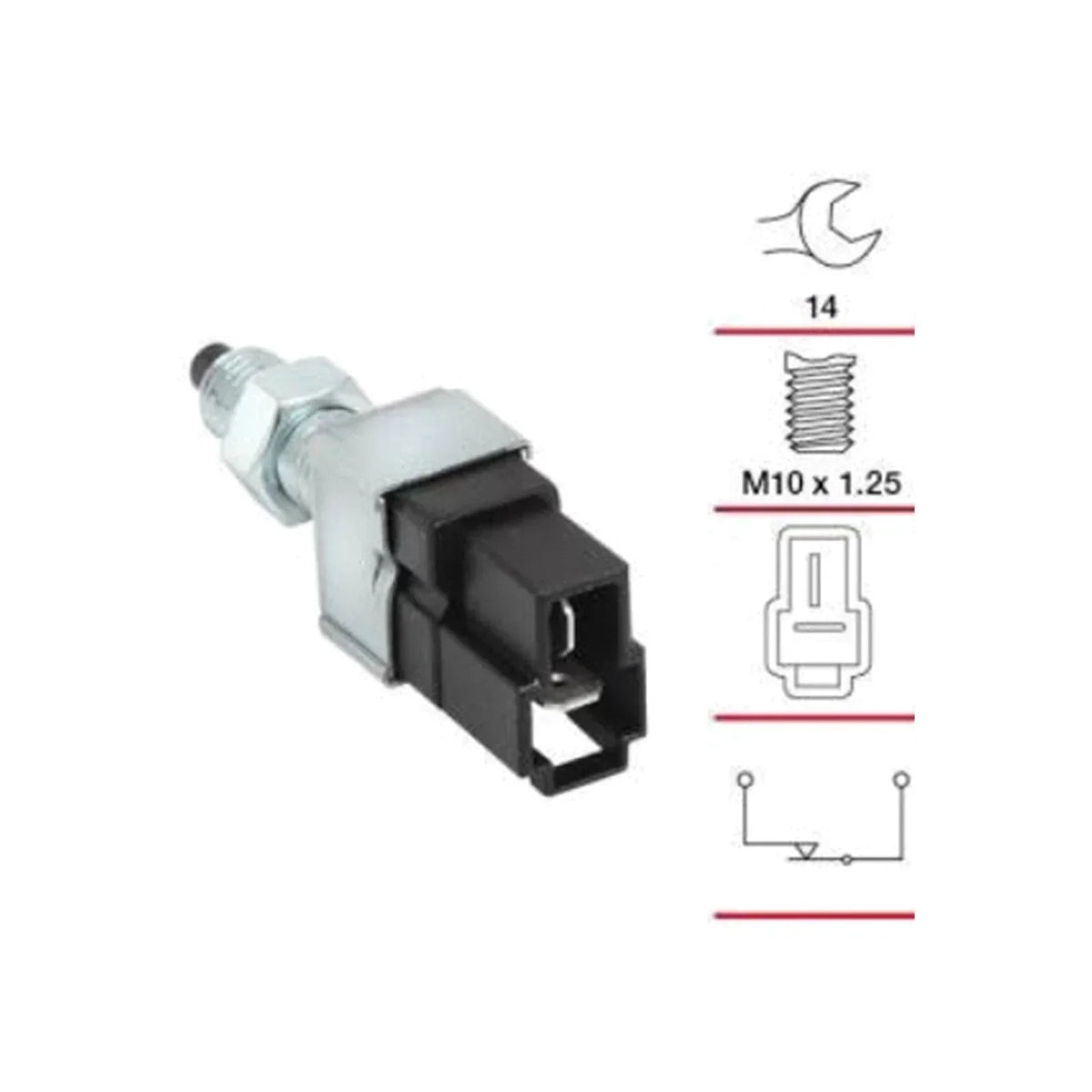 1.6L Brake Stop Light Switch for Suzuki Swift SF416 (1989-1995)