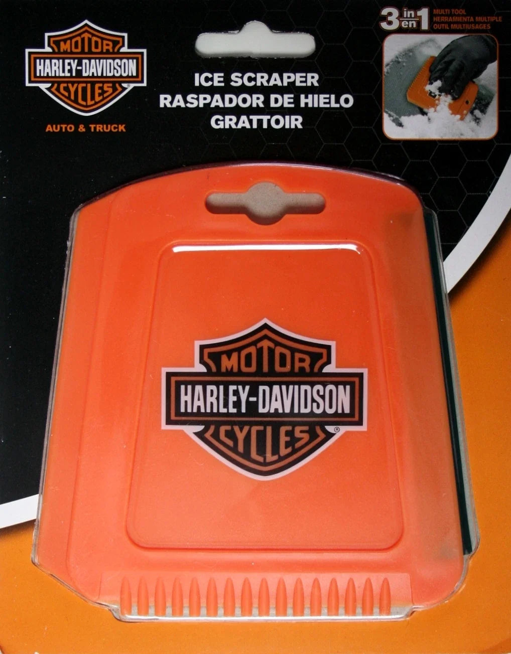 Ice Chipper Scraper 3-Pack for Harley Davidson Motorcycle