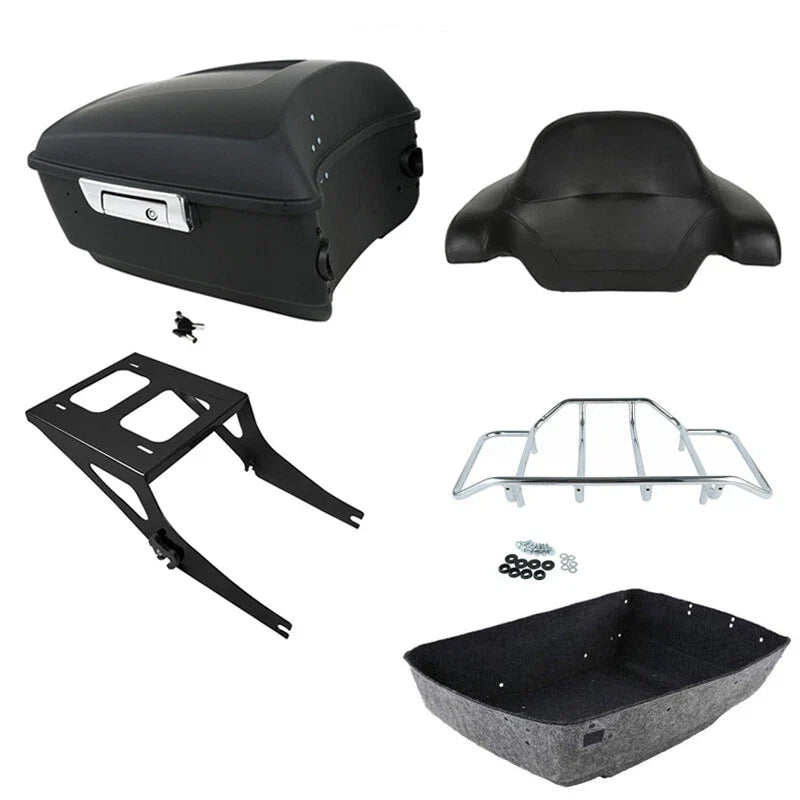 Trunk Backrest Rack for Harley Fatboy (2008-2017)