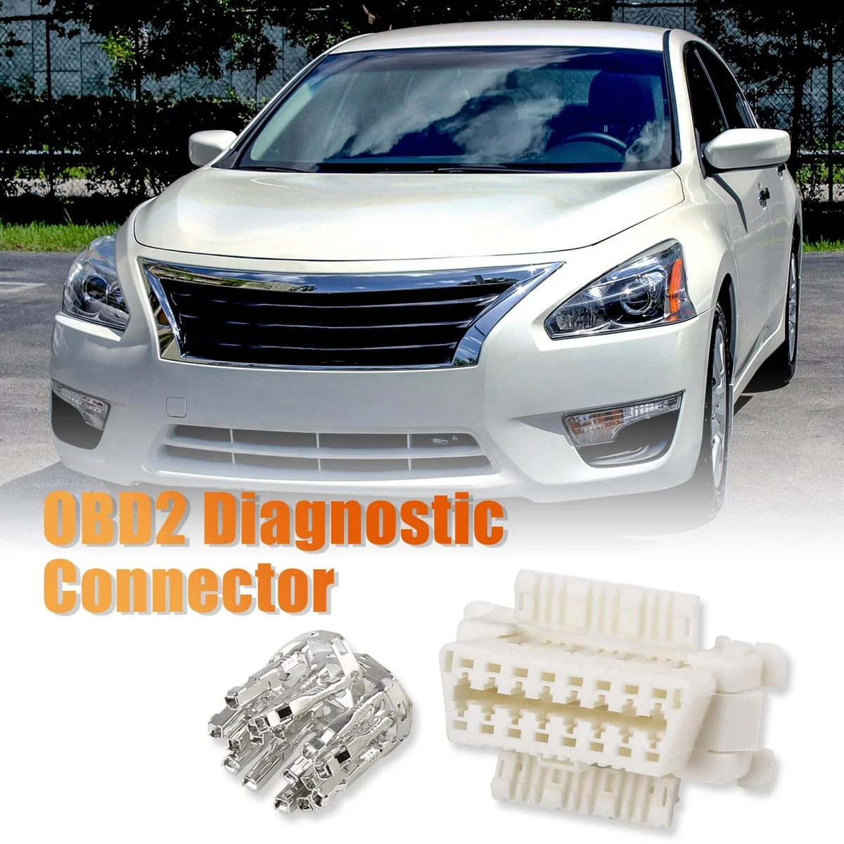 OBD2 Diagnostic Connector Female Socket 16 Terminal for Toyota Kia