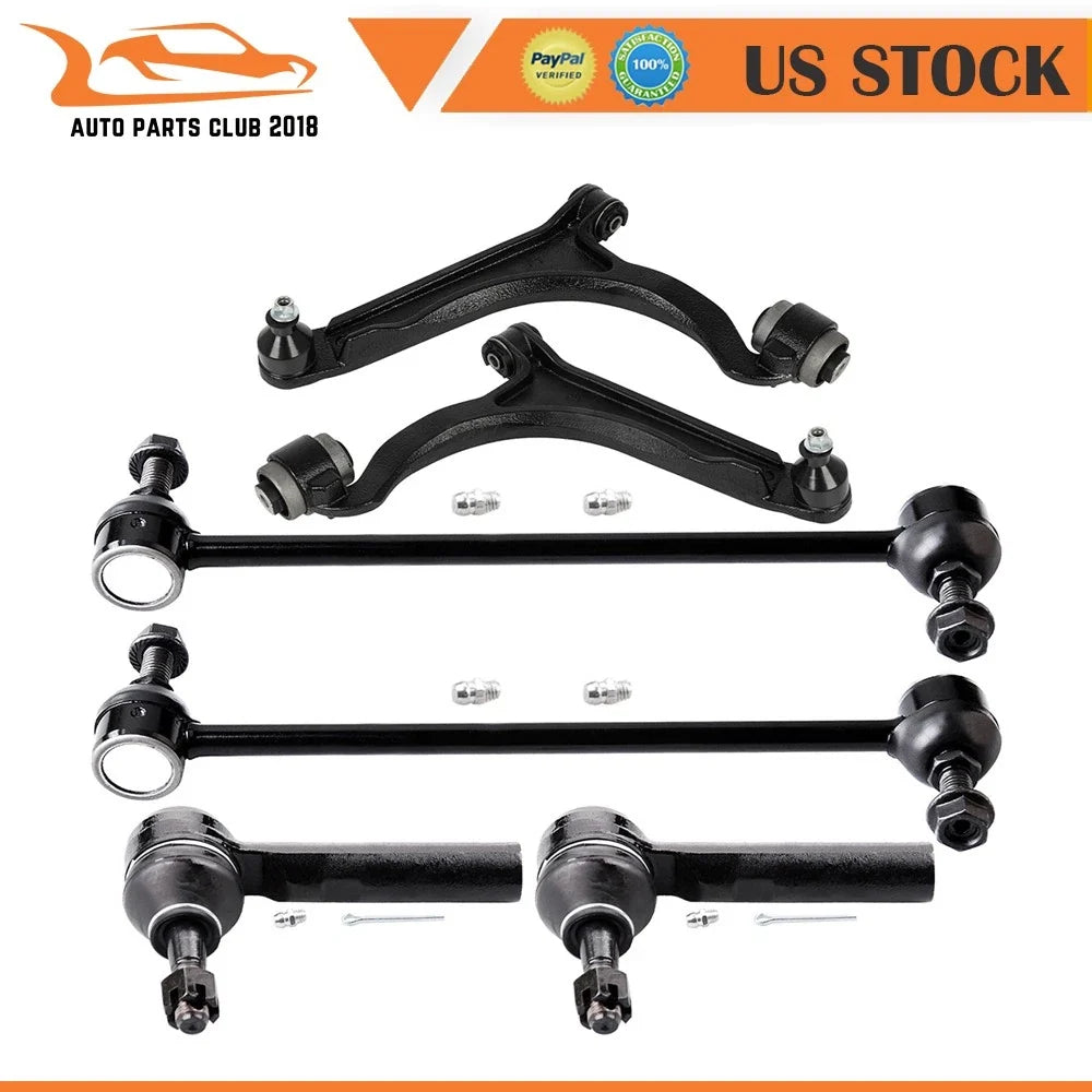 Front Control Arms w/ Ball Joints (6-Piece Set) for Chrysler Pacifica 2004-2008
