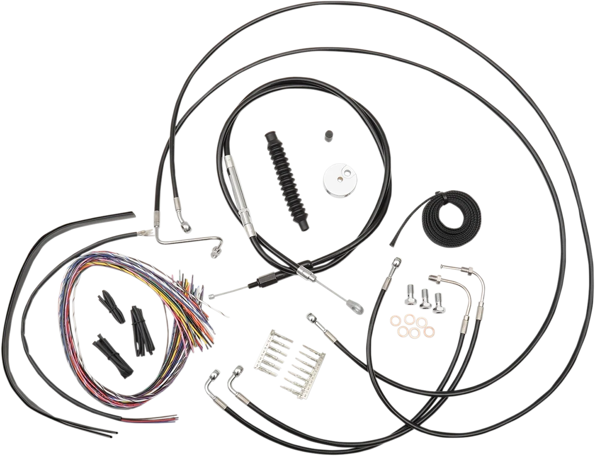 Handlebar Cable/Brake Line Kit for LA Choppers (18" - 20" Handlebars)