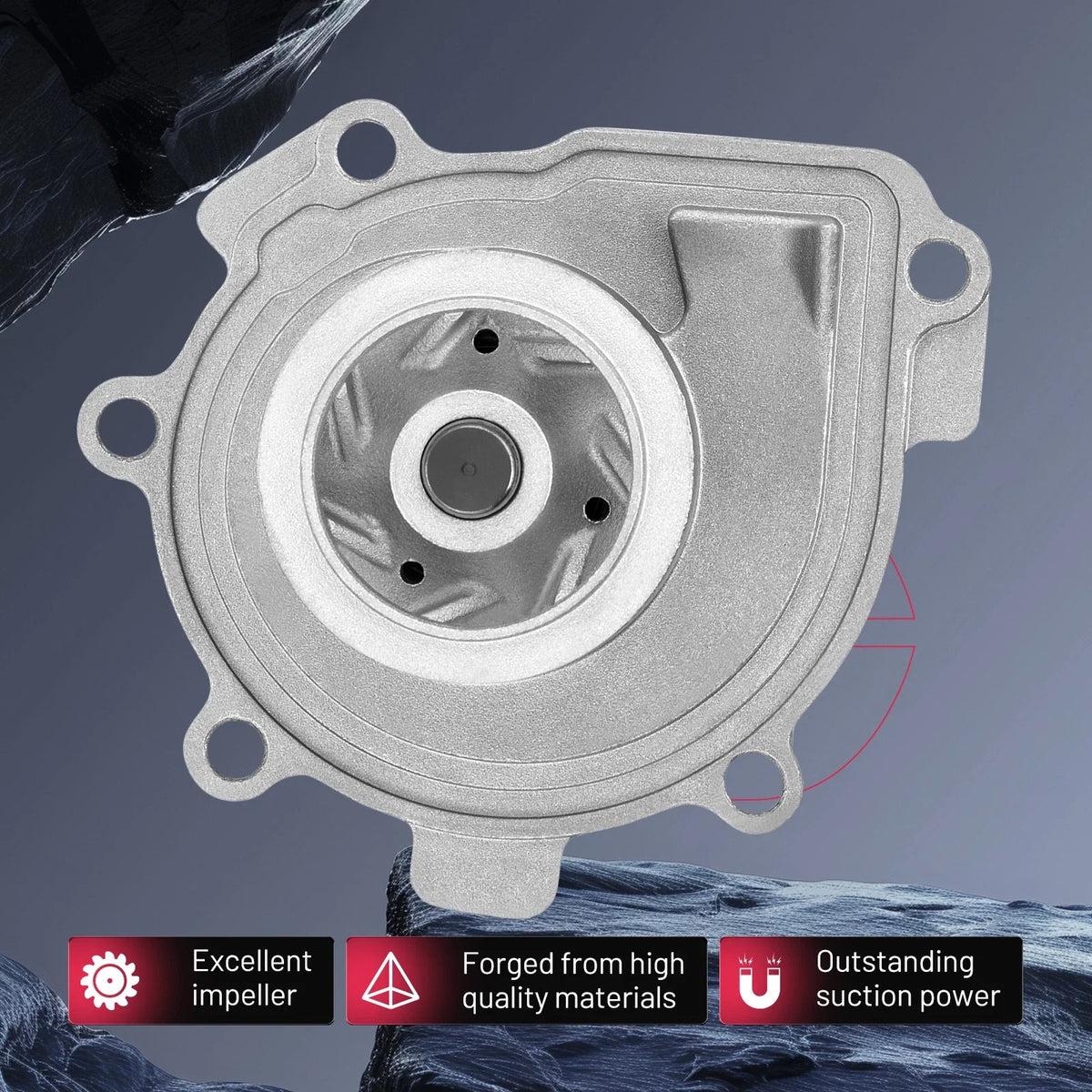 Water Pump AW6184 for Chevrolet Aveo5 (2009-2011), Pontiac G3