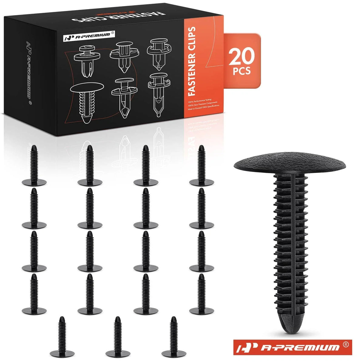 Set of 20 Nylon Interior Trim Retainer Clips for Ford (1986–Present)