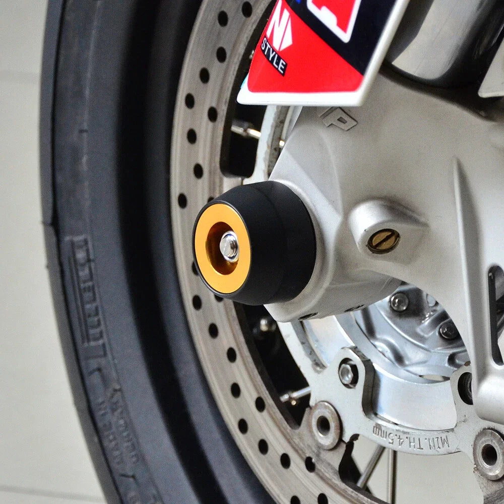 Front Axle Slider Crash Pads for BMW F800R S1000XR R1200R/RS (2015–2019)