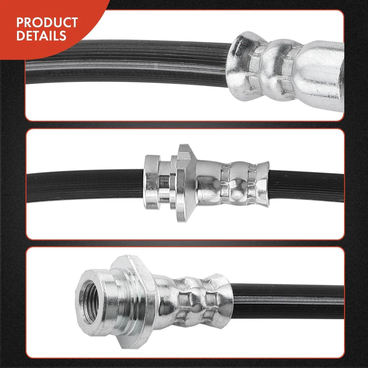 Front Driver Hydraulic Brake Hose for Nissan Sentra (2007 to 2012)