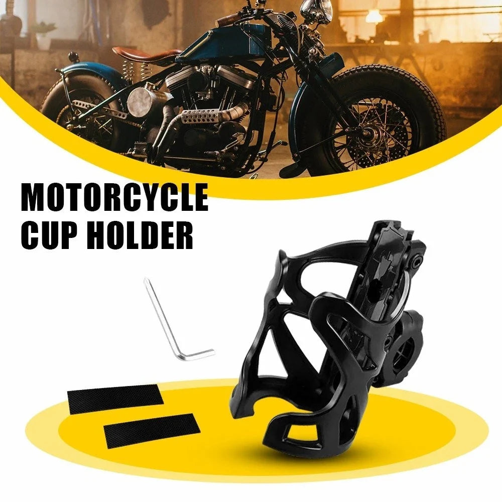 Motorcycle Water Bottle Holder for UTVs, ATVs, Bicycles (PY)