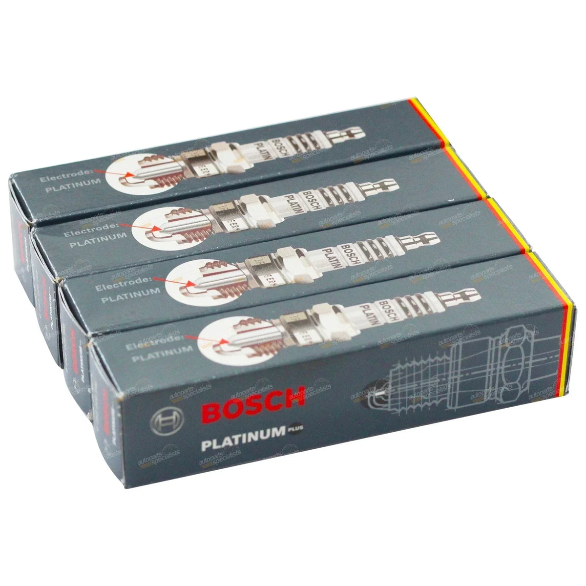 4 Spark Plugs for Mazda 323 BJ 1.8L (1998-2003)