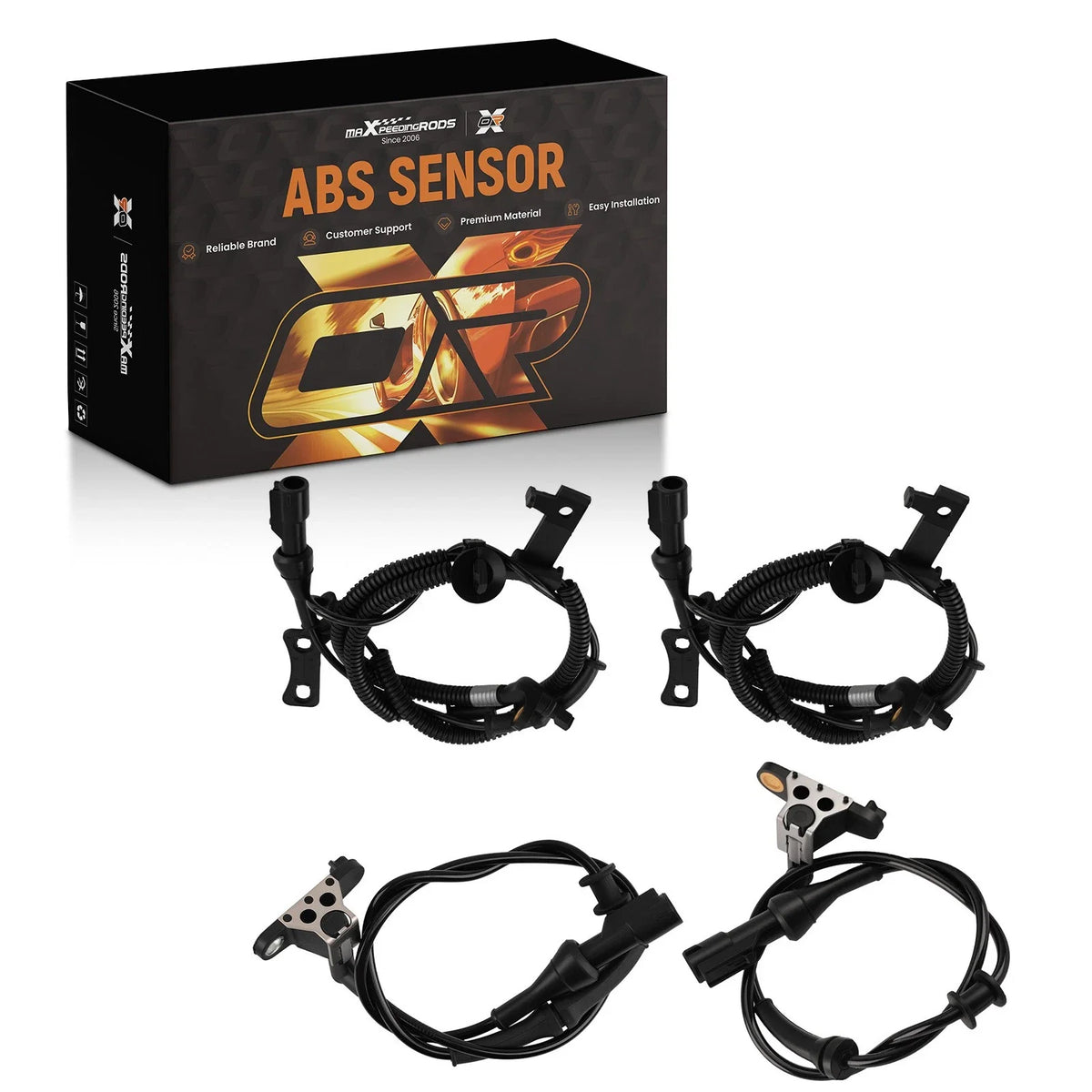 4 ABS Wheel Speed Sensors for Ford Explorer/Mercury Mountaineer 2002-2010