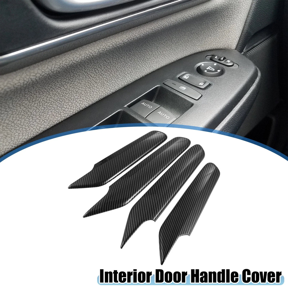 Set of 4 Window Lift Switch Side Panel Stickers for Honda Civic (2022–2023)
