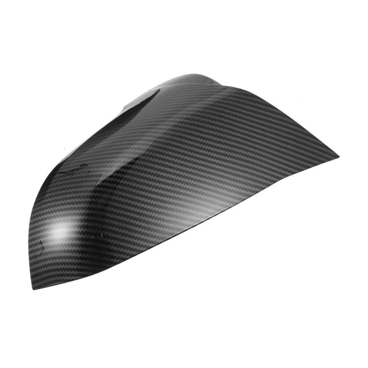 Pair of Carbon Fiber Pattern Black Rear View Mirror Covers for BMW X1