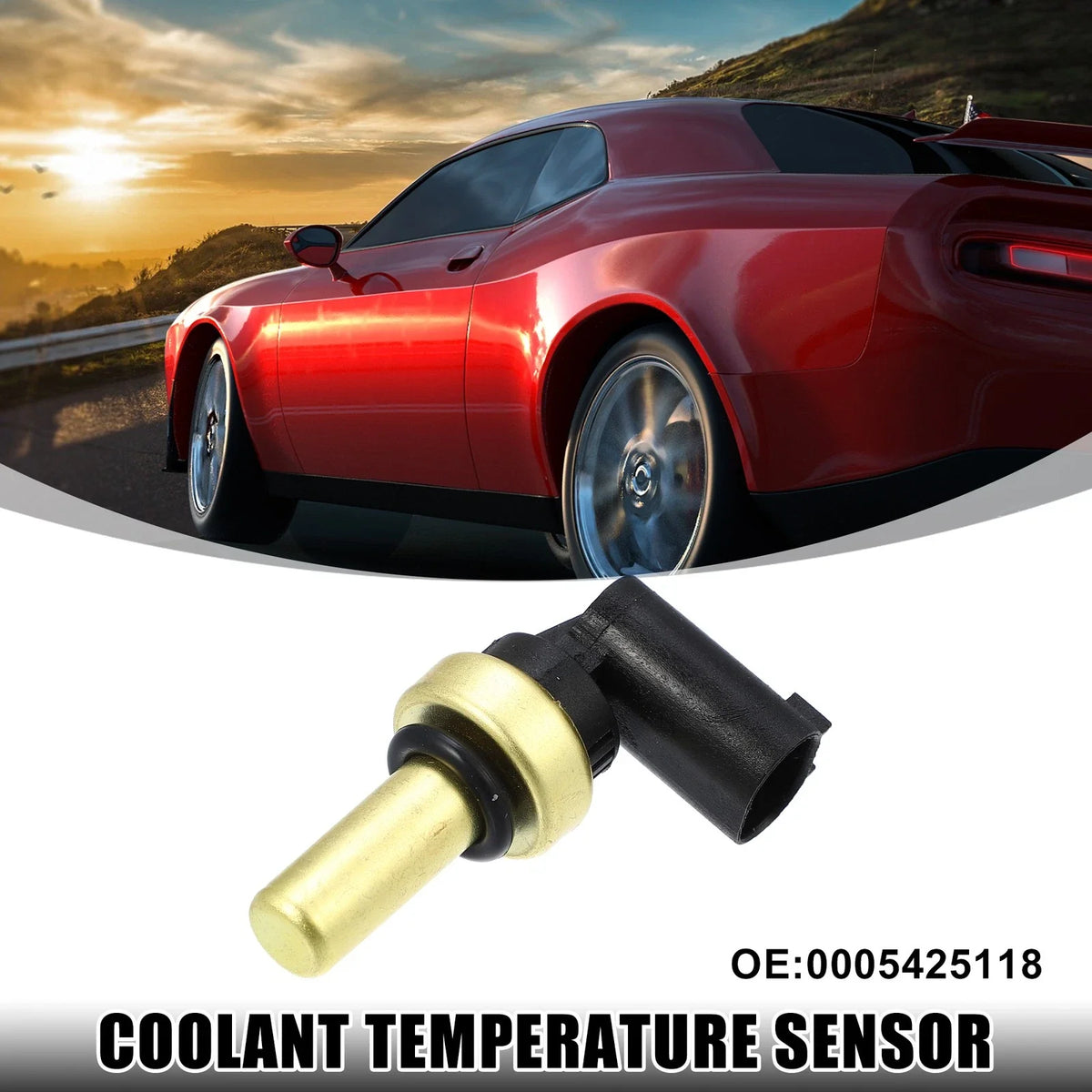 Engine Coolant Temperature Sensor 0005425118 for Mercedes-Benz C 230 (1998–2000)