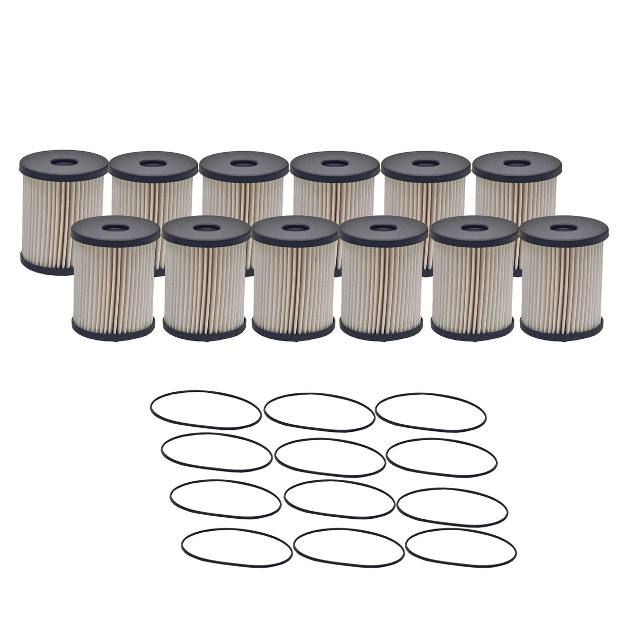 Set of 12 Engine Oil Filters for Dodge Ford Hino Peterbilt Thomas L6