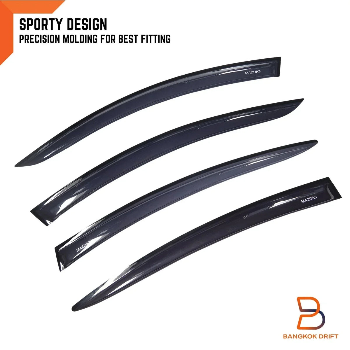 Window Visor Rain Guard for Mazda 3 (2019-2022) BP