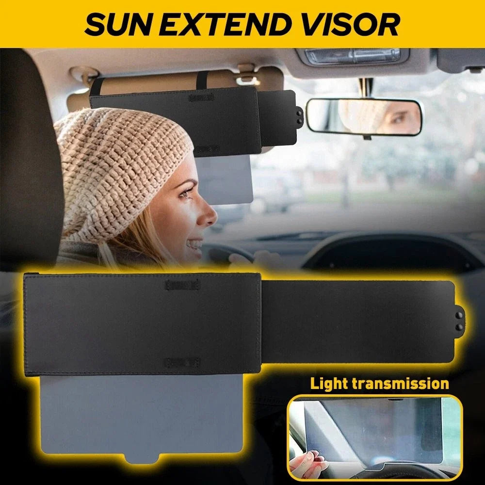 1 Piece Sun Extender Visor Blocker for Universal Fit (Anti-Glare)